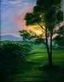 Mjusi hajnal / Daybreak in May - 2007 - technic: oil canvas, size: 40x50cm